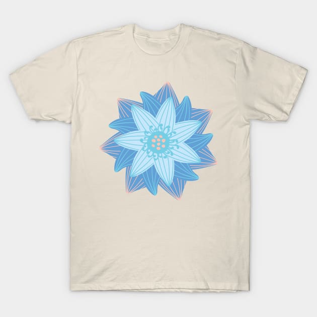 ENLIGHTENED Lotus Flower Japanese Zen Yoga Enlightenment Meditation - UnBlink Studio by Jackie Tahara T-Shirt by UnBlink Studio by Jackie Tahara